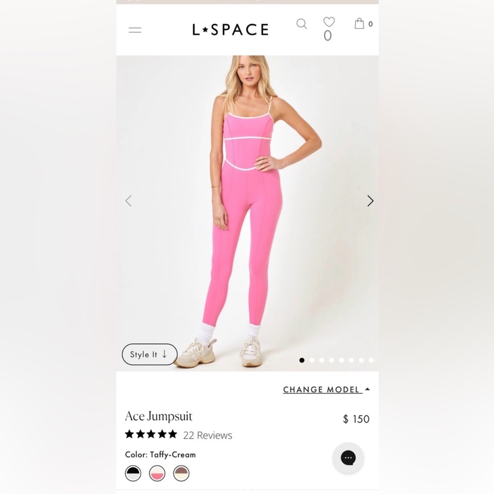 L*Space Ace Jumpsuit Sz M NWT